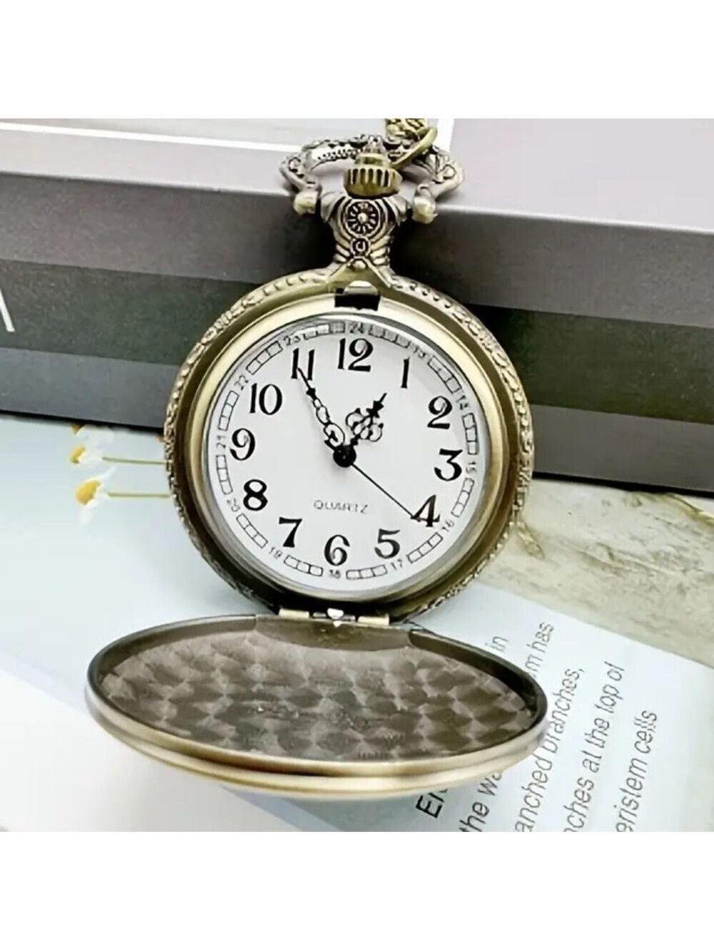 Vintage Style Grandpa Pocket Watch - Picture 3 of 9